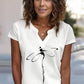 SpringStil® - Bequemes kurzärmeliges Print-Top