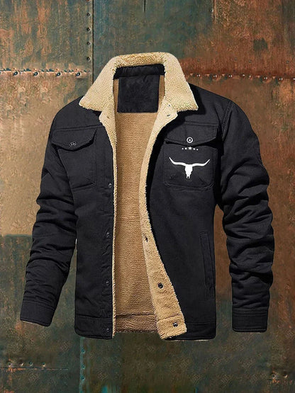 Andrew - Retro Herrenjacke für warme Wintertage