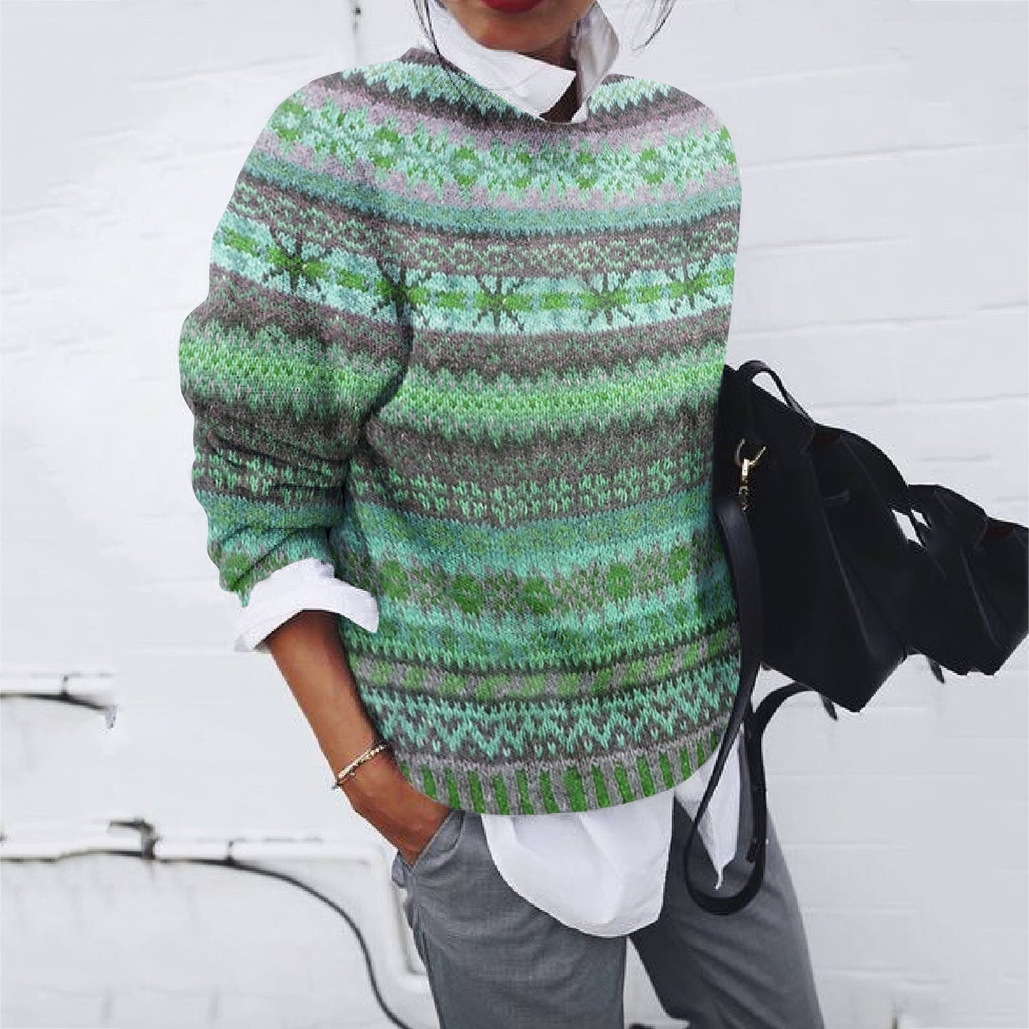 HILDA - Norwegischer Vintage-Pullover