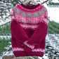 Melina - Isländischer Vintage Strick-Jacquard Pullover
