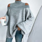 FallStil® - Vintage Plain High Neck Sweater