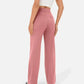 Elastische Freizeithose mit hoher Taille