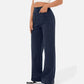 Elastische Freizeithose mit hoher Taille