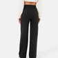 Elastische Freizeithose mit hoher Taille