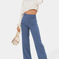 Elastische Freizeithose mit hoher Taille