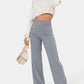 Elastische Freizeithose mit hoher Taille