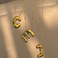 Ballon | alphabet anhänger  '18k vergoldet'