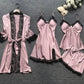 BRITT - Elegantes Satin-Pyjama-Set
