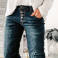 BMC® - Celestial Denim Geknöpfte Lässige Hose