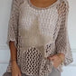 Durchsichtiges Shirt mit Sternenmuster - Rowan