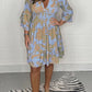 Alorica - Swing-Kleid mit V-Ausschnitt