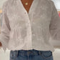 Emilia - Weiße Stickbluse aus Baumwolle