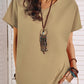 Charlotte - Graues Eleganz-Bluse