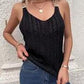 Lina – Beiges Stricktop mit Schnallenträgern