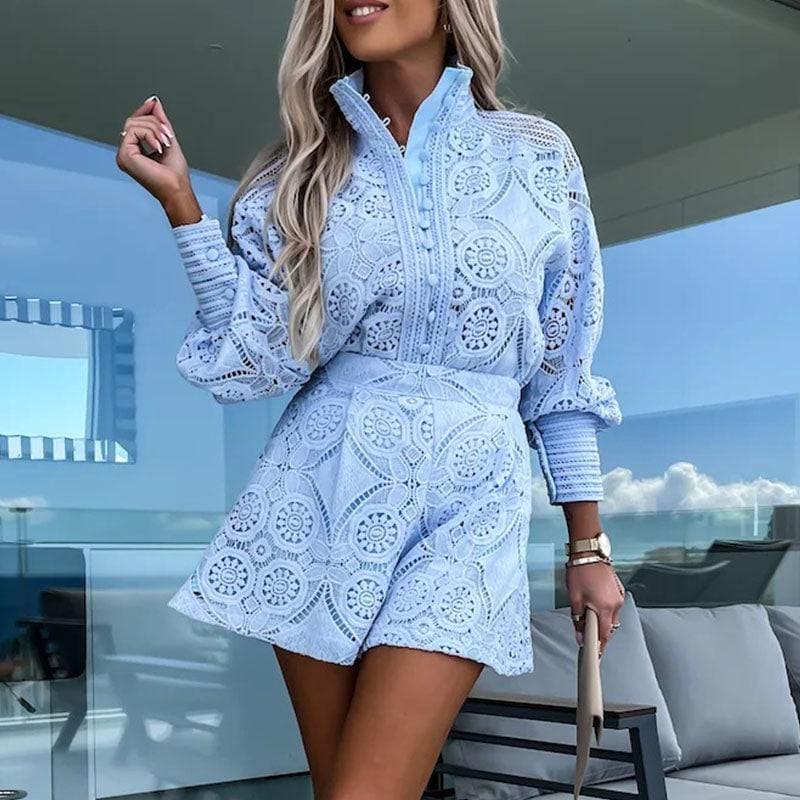 Via - Elegantes Spitzen Zweiteiler