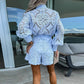 Via - Elegantes Spitzen Zweiteiler