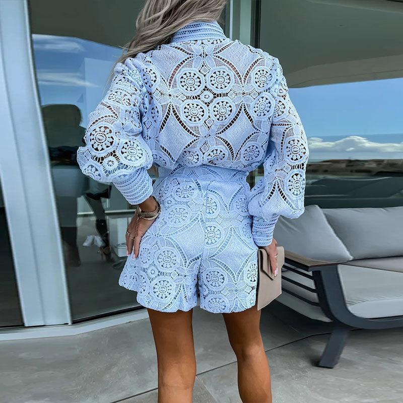 Via - Elegantes Spitzen Zweiteiler