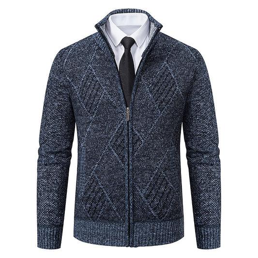 Tom polo - Stylischer Zipper-Strickpullover für Herren (italienisches Design)