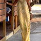Lara - Türkises Maxikleid Strand