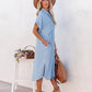 Emily - Kurzärmeliges Hemdkleid aus Denim