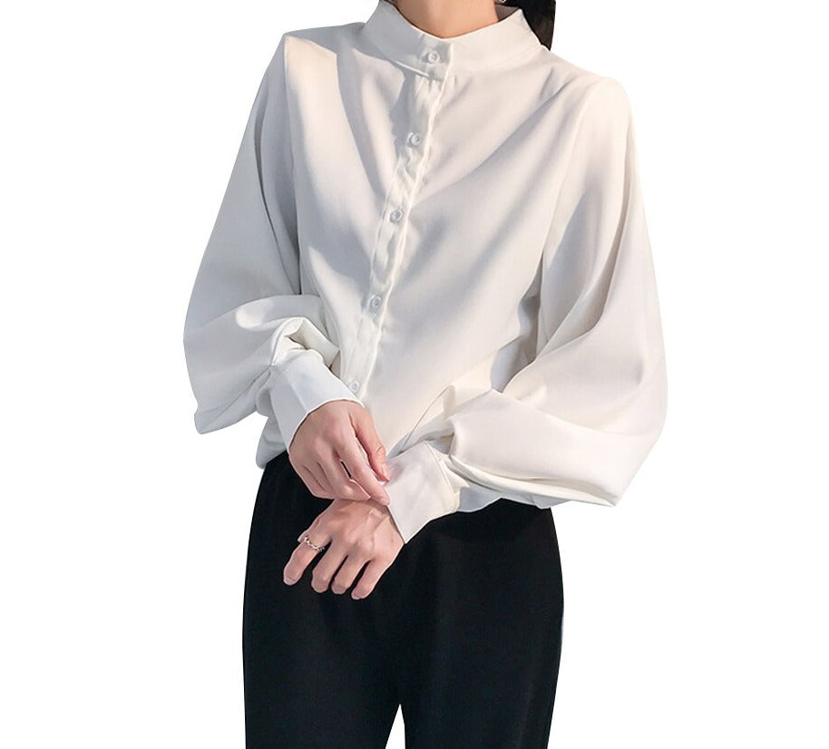 Bluse mit Puffärmeln -  Leonora