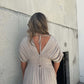 Maya | Schlitz V-neck Mühelos Maxi