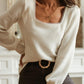 FallStil® - Moment in Time Cremefarbenes Top