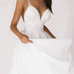 CHANTAL - Elegantes Kleid mit V-Ausschnitt