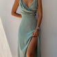 Sara™ Kleid mit V-Ausschnitt | Das Kleid für Party und Abendessen