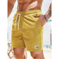 Azure Freizeit-Shorts für Herren mit Großen Taschen