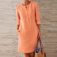 MELANIE - kleid aus midi-Länge für frauen