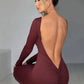 Nikki - Maxikleid mit tiefem Ausschnitt
