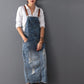 Romilly - Zerrissenes Jeans-Overallkleid