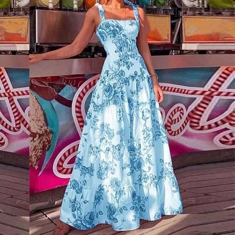 Claudia - Maxikleid mit Blumenmuster