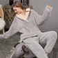 Fluffy Night Fleece - Pyjama Set für Damen