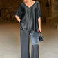 Britt - Zweiteiliges Satin-Set