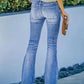 Kerryl | Sexy Denim-Hose mit hoher Taille