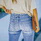 Kerryl | Sexy Denim-Hose mit hoher Taille
