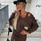 ELEGANTES KLEID UND SWEATSHIRT