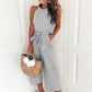 Maritimes Streifen-Jumpsuit – Elegante Taillenbindung & Sommerlicher Schnitt