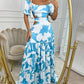 Evelyn - Schulterfreies Schnürkleid mit Ausschnitten