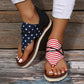 Josephine - Bedruckte Sandalen