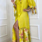 Eleanor - Elegantes Sommerkleid mit Laternenärmeln