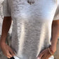 Hermina - Heißpräge-T-Shirt mit kurzen Ärmeln