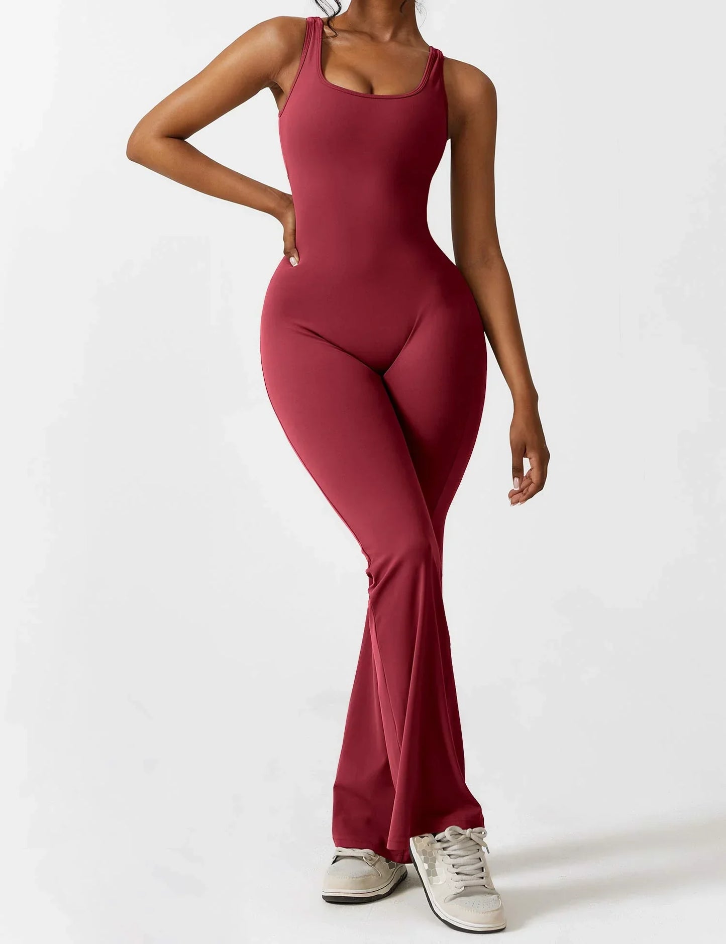 Lorita - Ausgestellter Jumpsuit